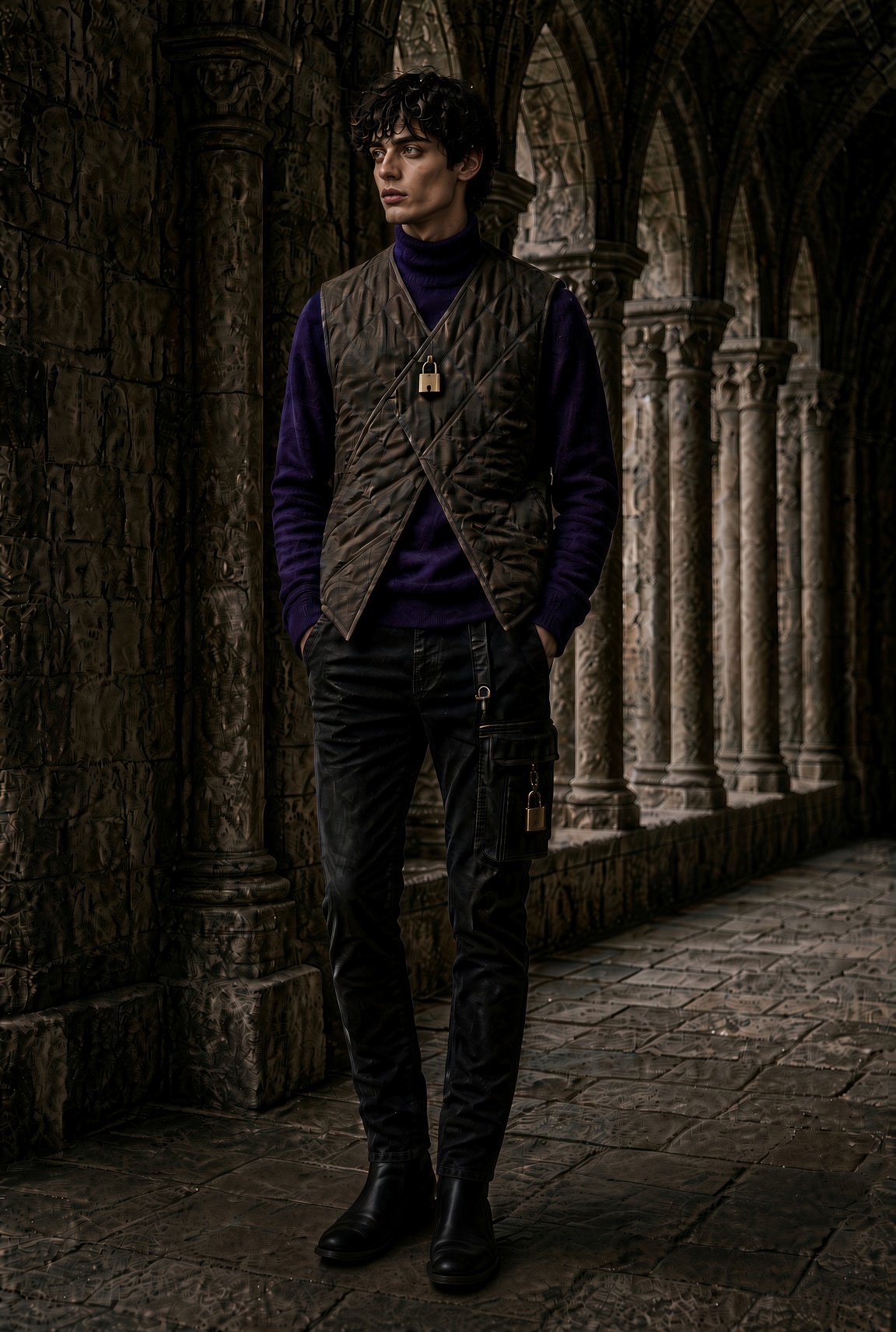 10 suede vest