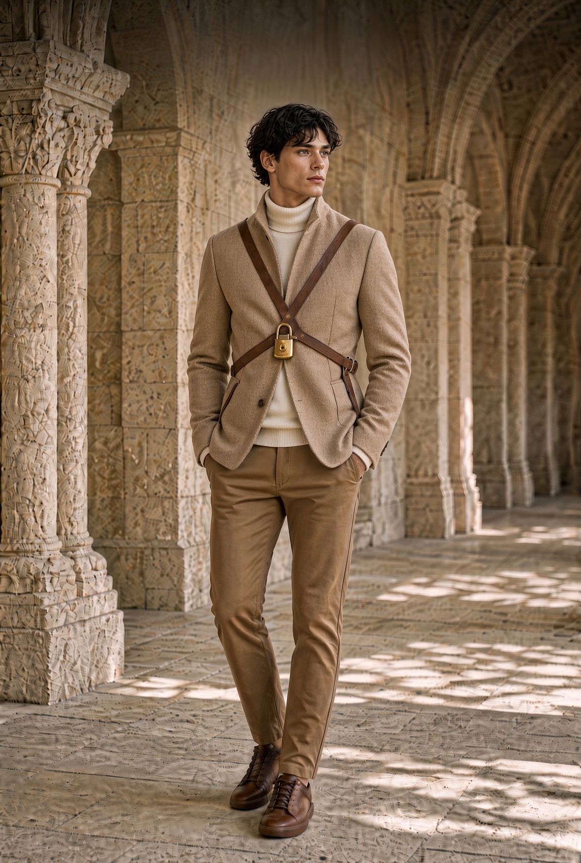 14 camel chino
